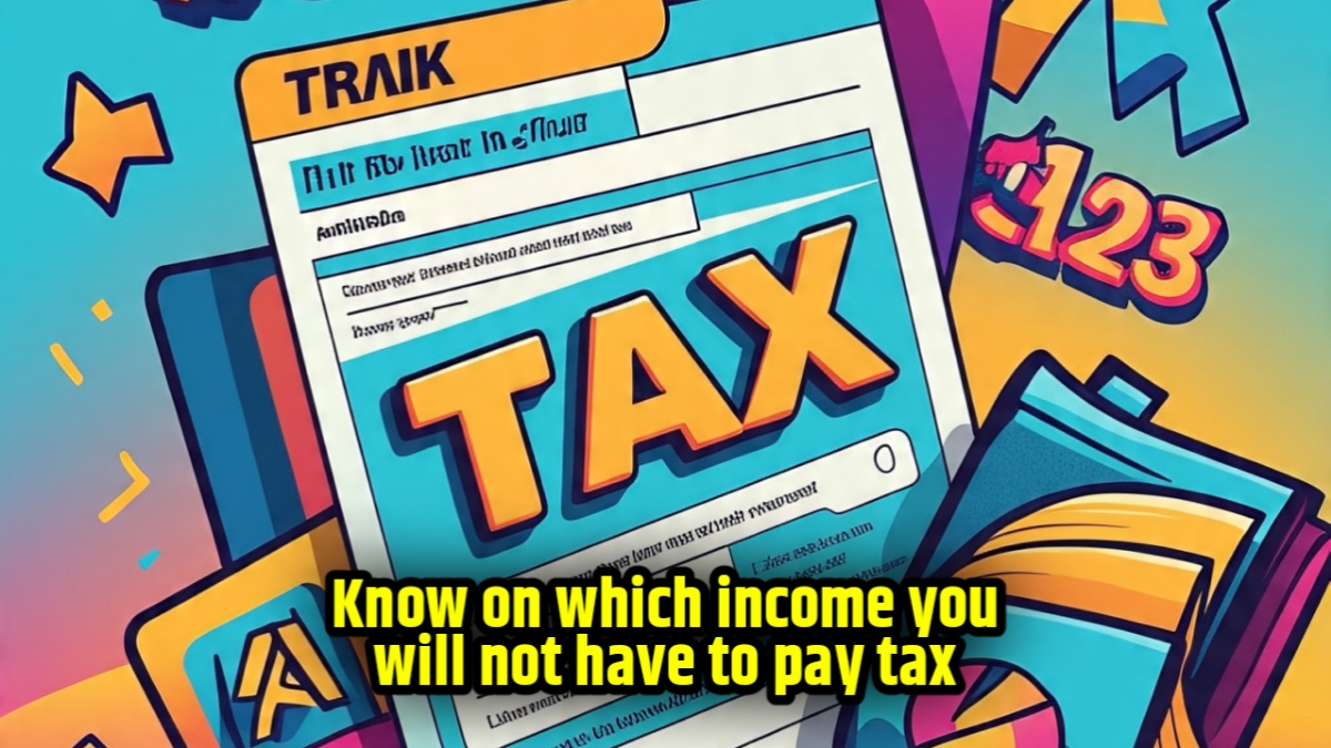 Know on which income you will not have to pay tax