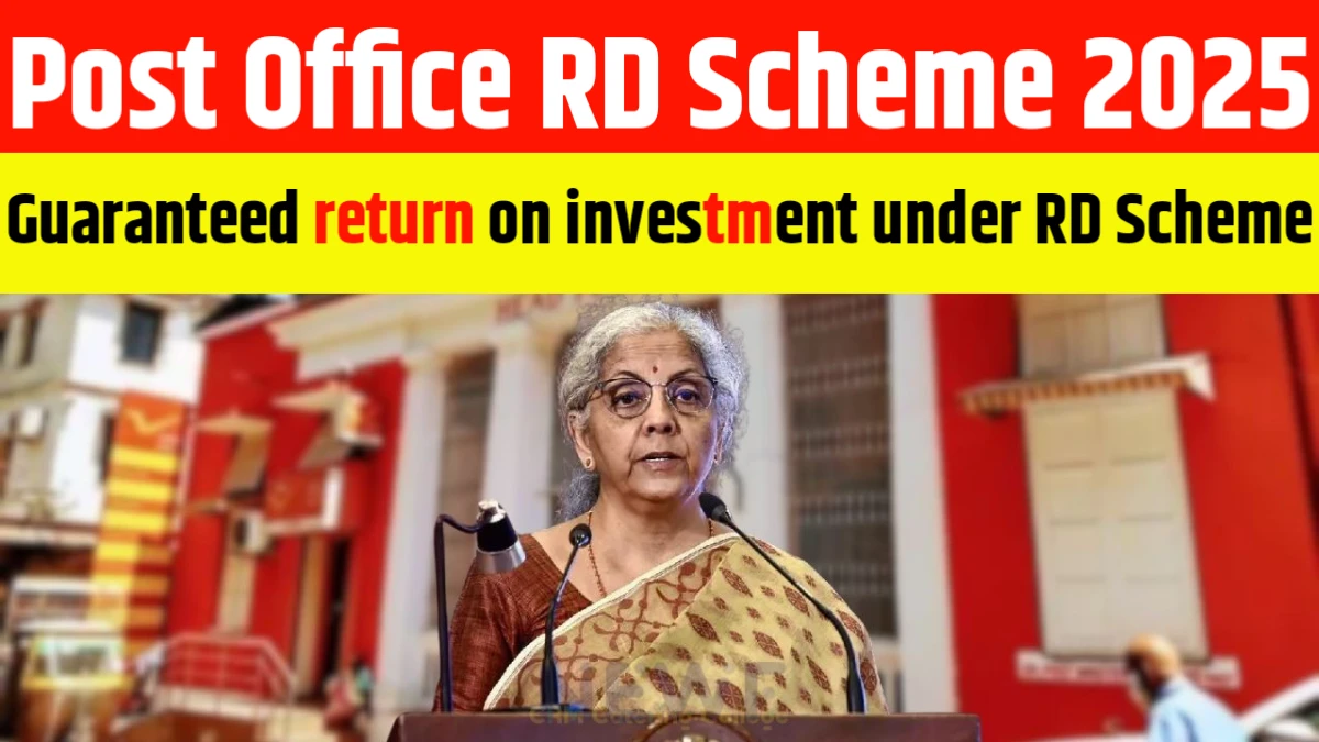 Post Office RD Scheme 2025